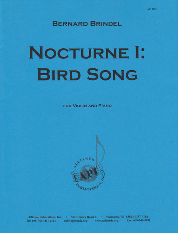 Product Cover for Nocturne I - Bird Song - Vln-pno