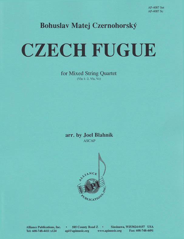 Product Cover for Czech Fugue For String Quartet - Set