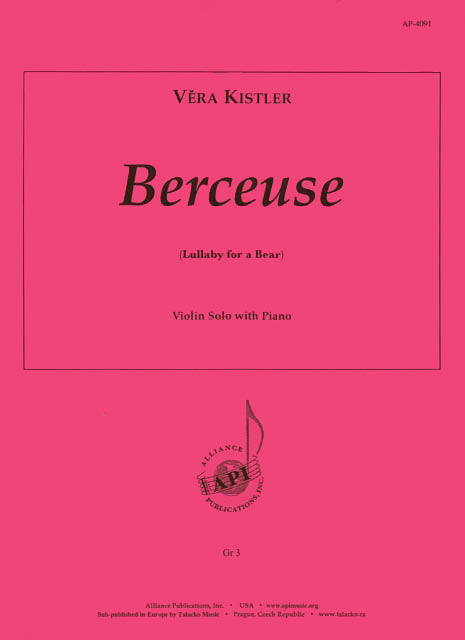 Product Cover for Berceuse (lullabyfor A Bear) - Vln-pno