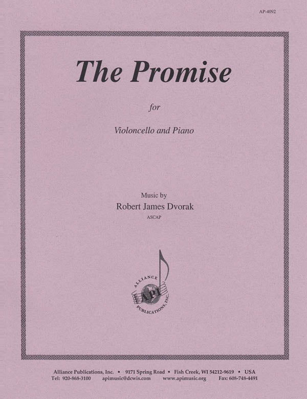 Product Cover for The Promise - Cello-pno-solo