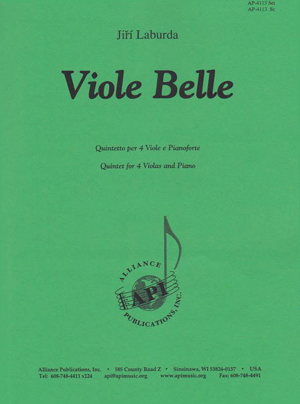 Product Cover for Viole Belle - Viola Quintet