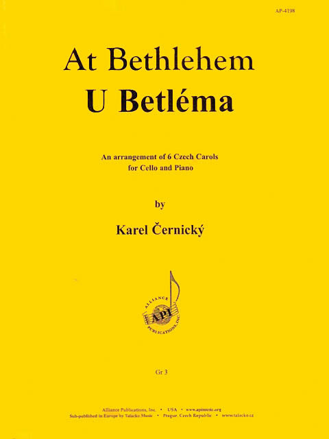 Product Cover for At Bethlehem/u Betlema - Vc-pno (6 Cz Carols)