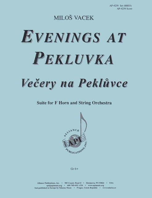 Product Cover for Evenings At Pekluvka - F Hn & Pno Or Strings