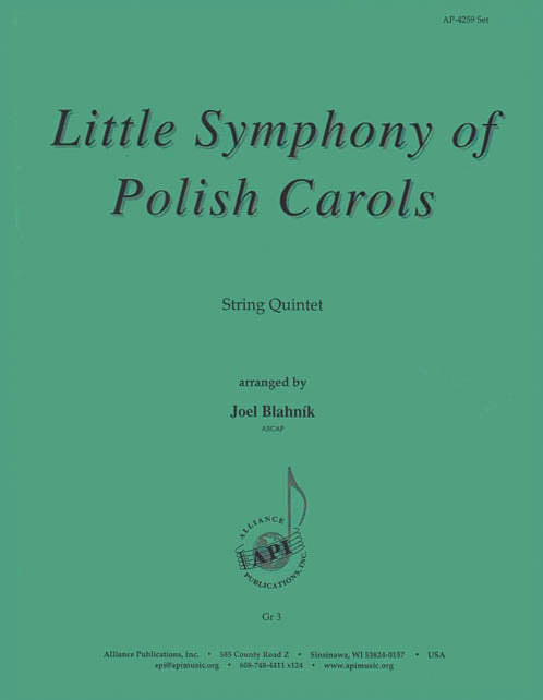 Product Cover for Little Symphony Of Polish Carols - String Quintet