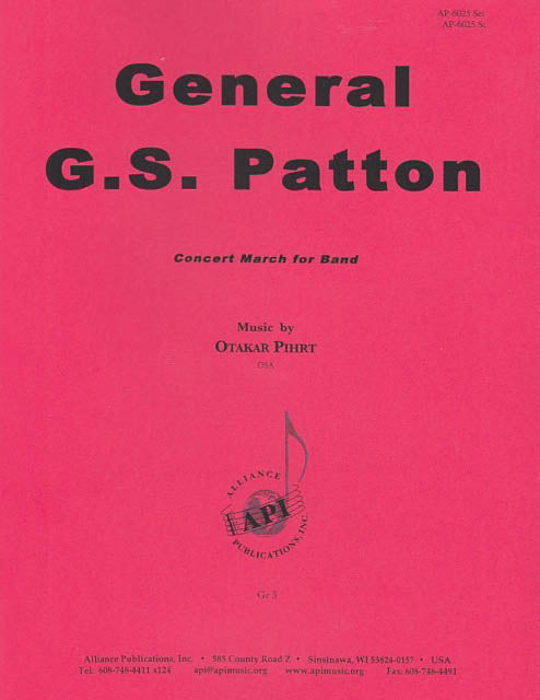 Product Cover for General G. S. Patton Concert March - Bd - Set