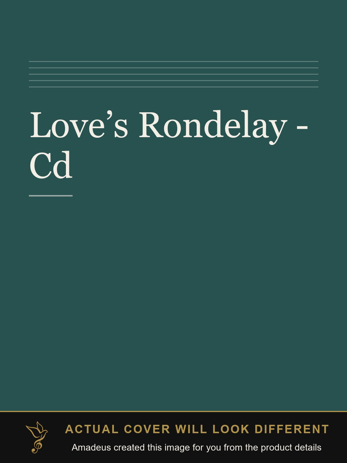 Love’s Rondelay - Cd - Amadeus created this image from the product details; the actual cover will look different