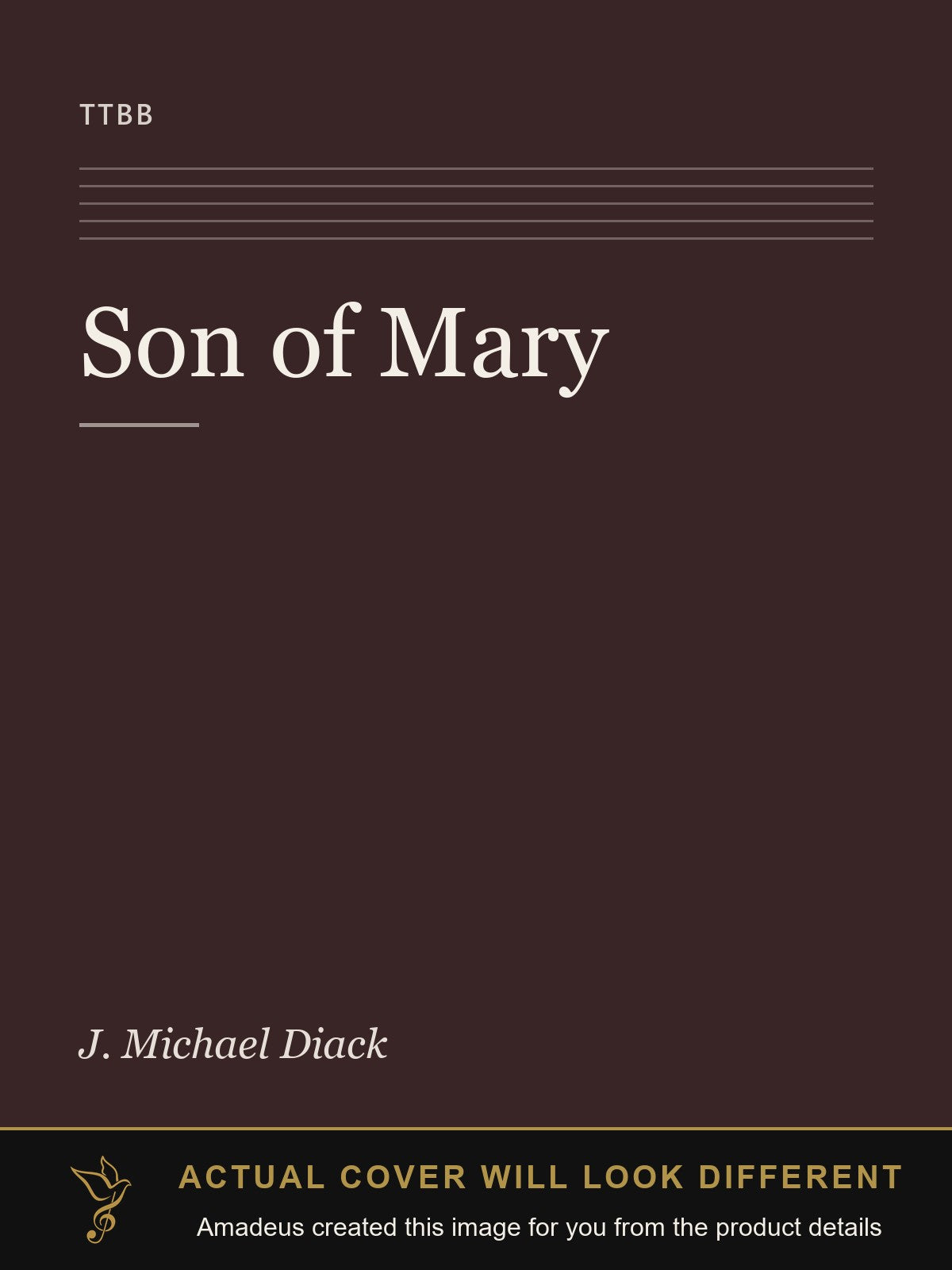 Son of Mary - Amadeus created this image from the product details; the actual cover will look different