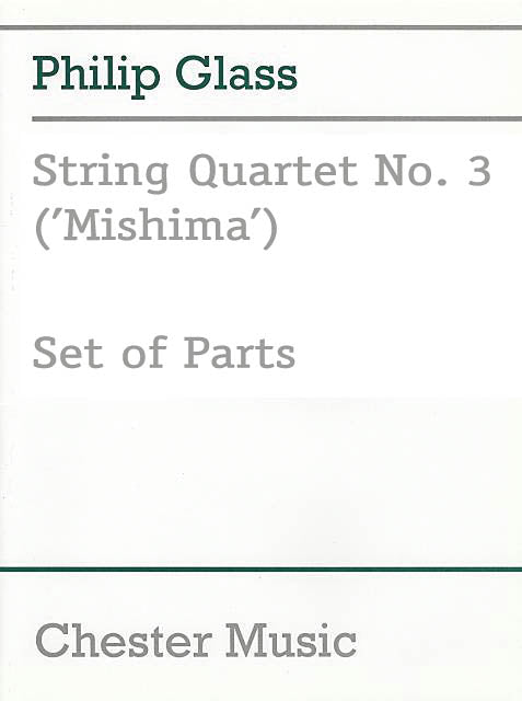 Product Cover for String Quartet No. 3 (Mishima)