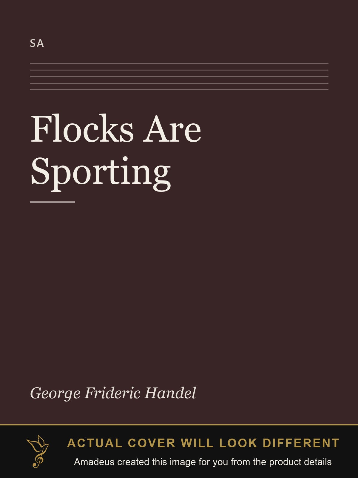 Flocks Are Sporting - Amadeus created this image from the product details; the actual cover will look different