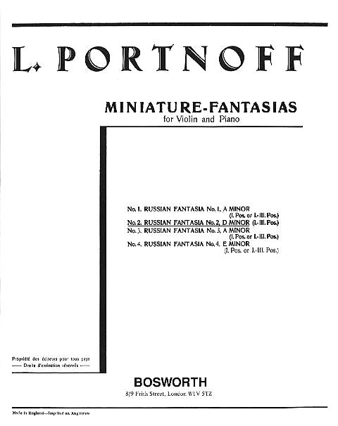 Product Cover for Russian Fantasia No. 2 in D Minor