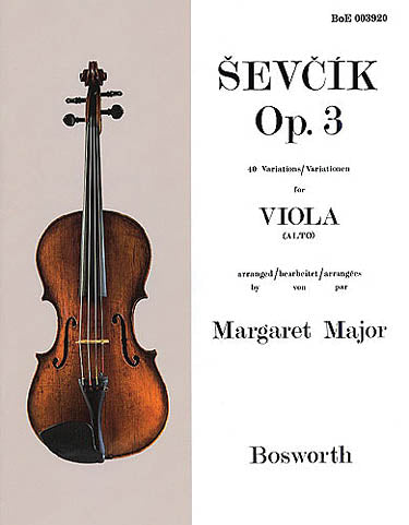Product Cover for Sevcik for Viola – Opus 3
