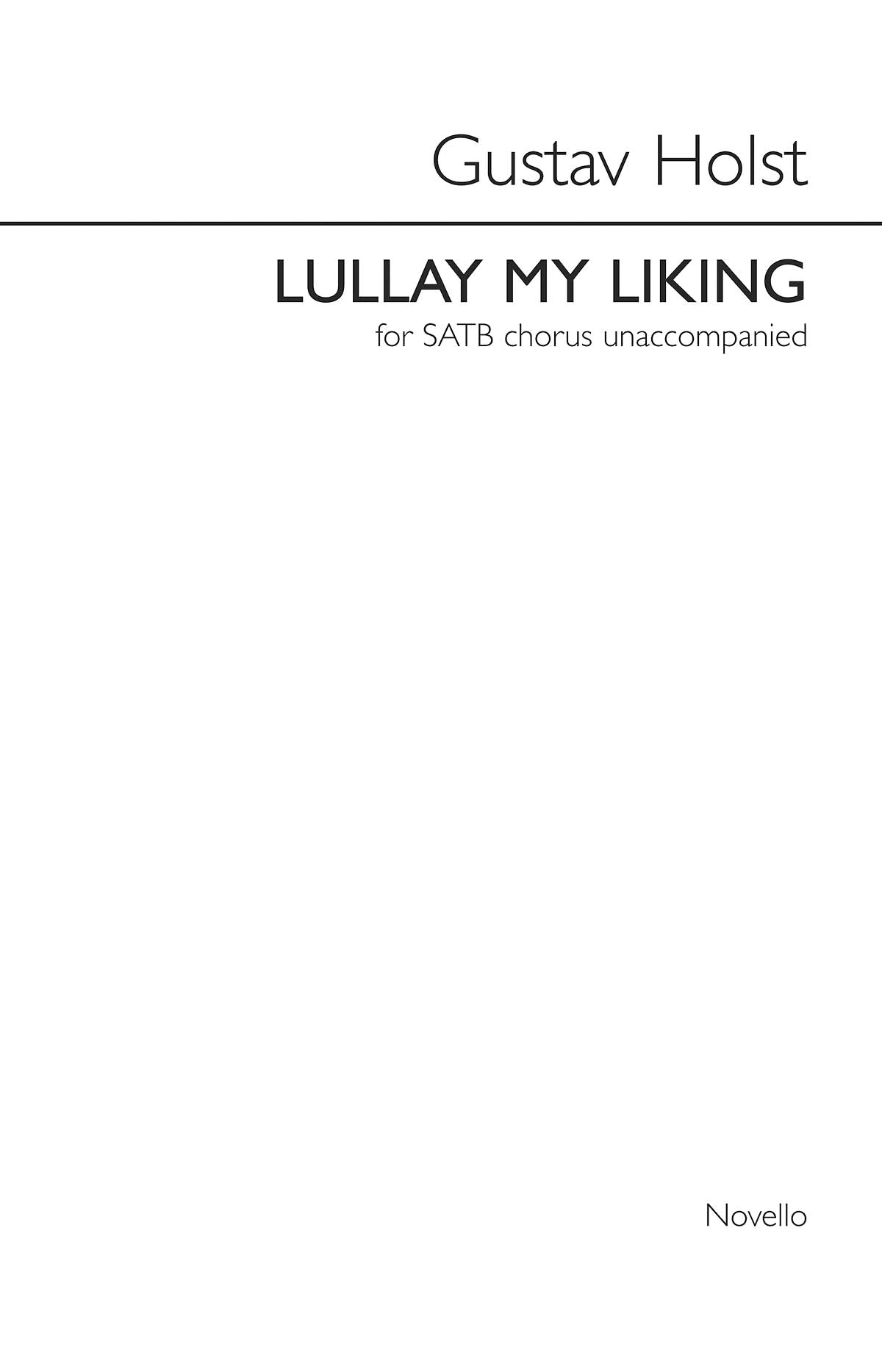 Product Cover for Lullay My Liking