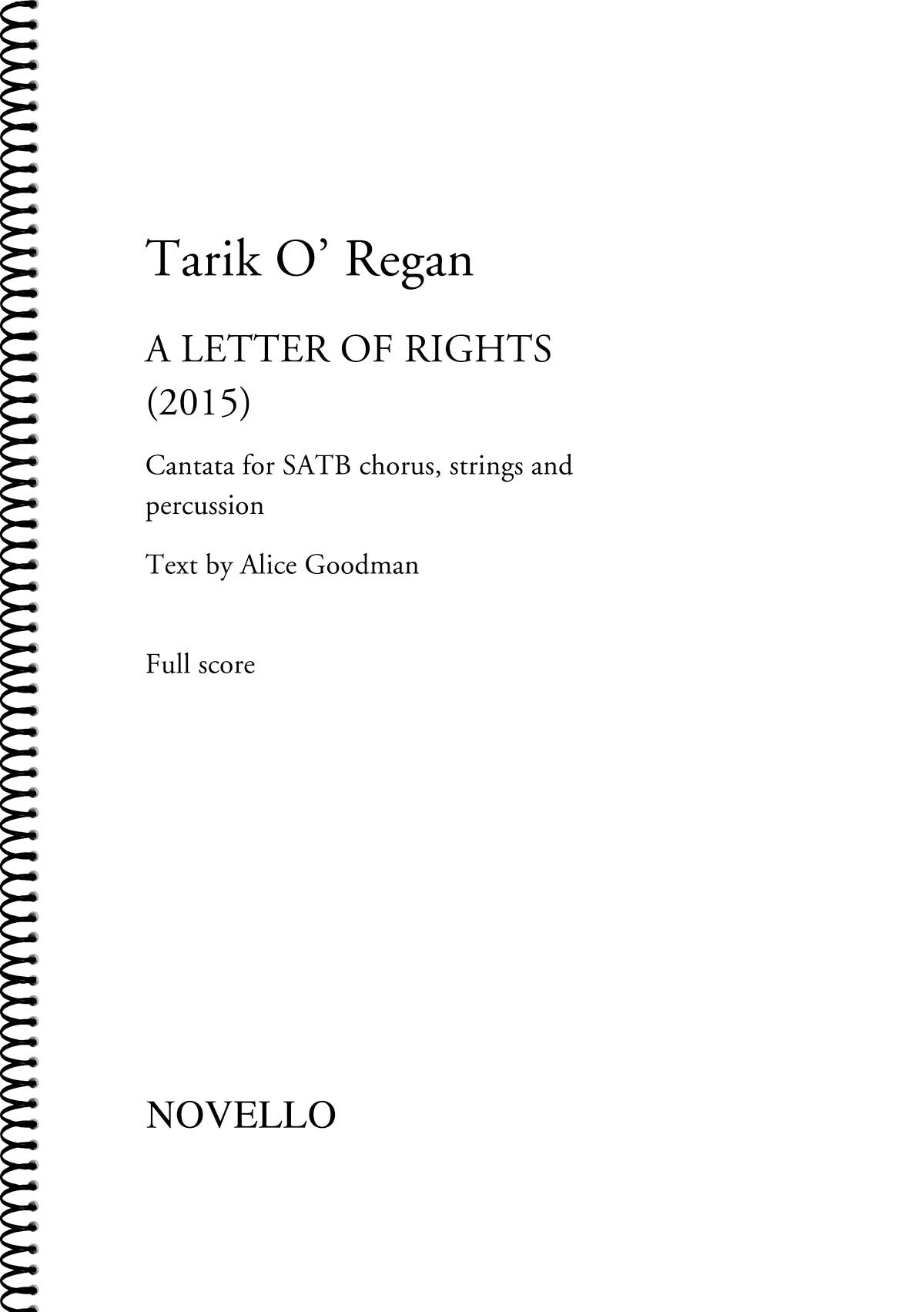 Product Cover for A Letter of Rights (2015)
