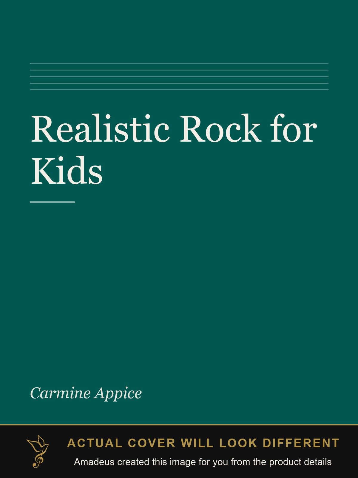 Realistic Rock for Kids - Amadeus created this image from the product details; the actual cover will look different