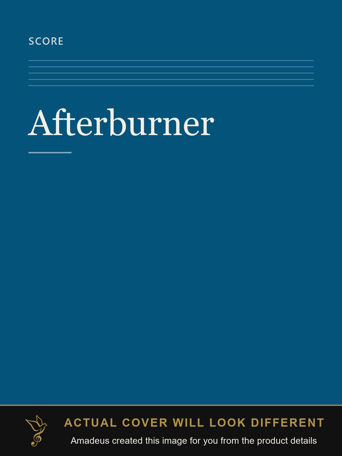 Afterburner - Amadeus created this image from the product details; the actual cover will look different