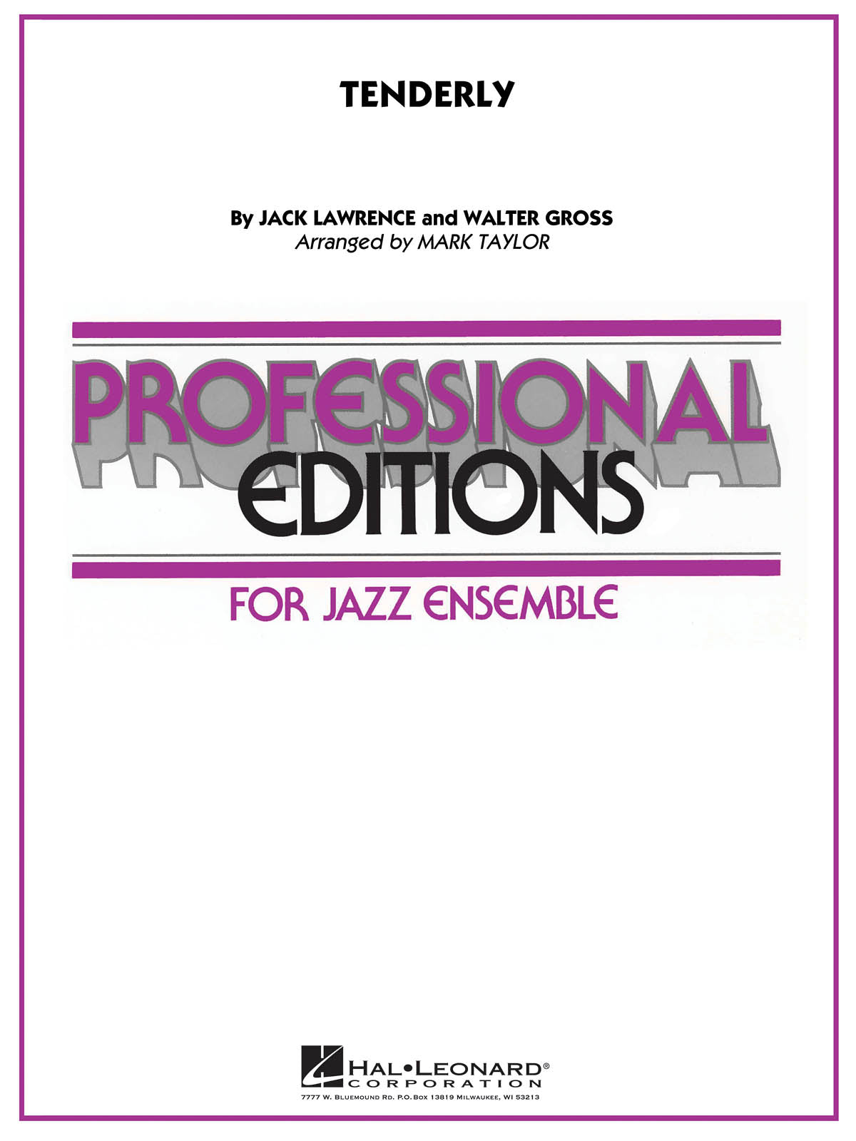 Product Cover for Tenderly