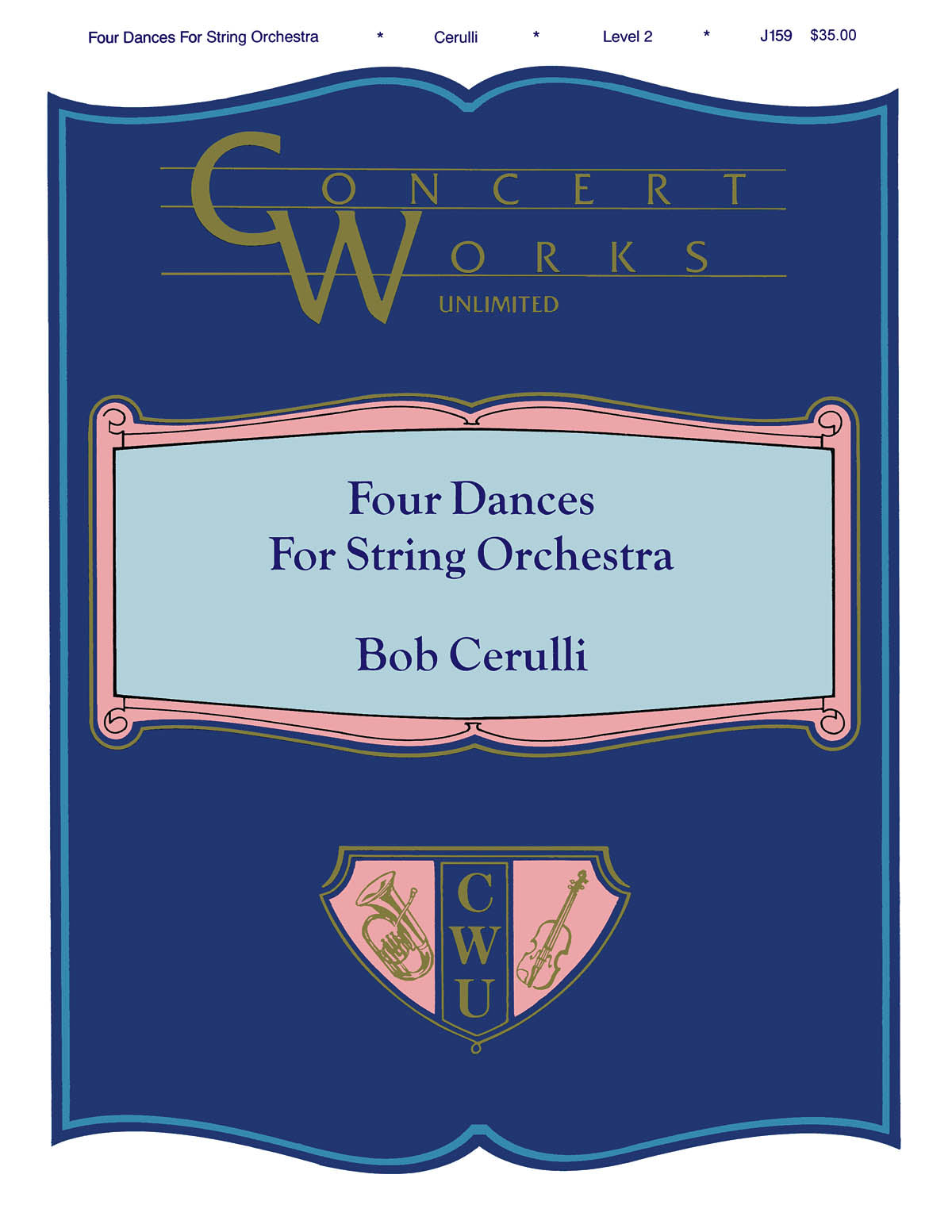 Product Cover for Four Dances For String Orchestra