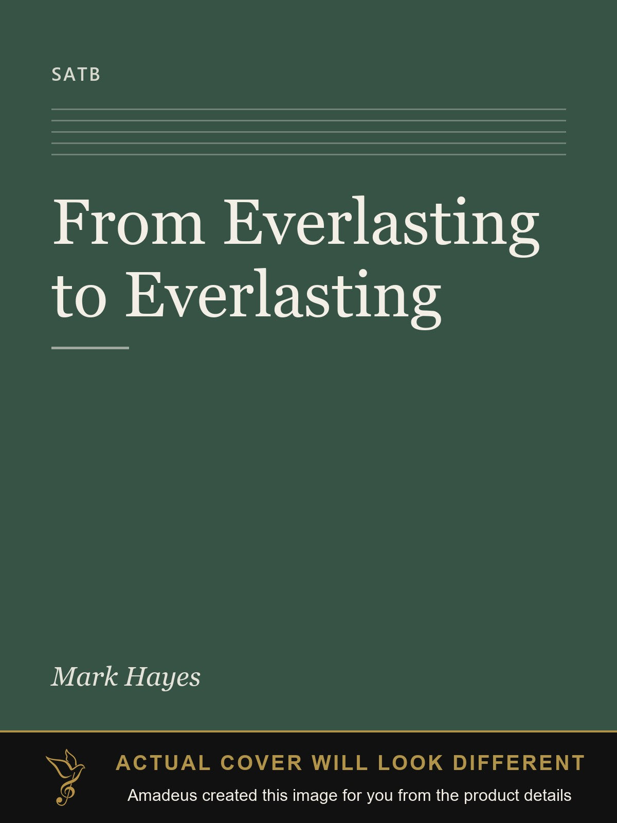 From Everlasting to Everlasting - Amadeus created this image from the product details; the actual cover will look different