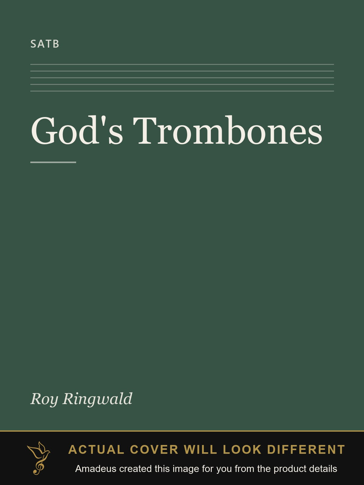 God's Trombones - Amadeus created this image from the product details; the actual cover will look different