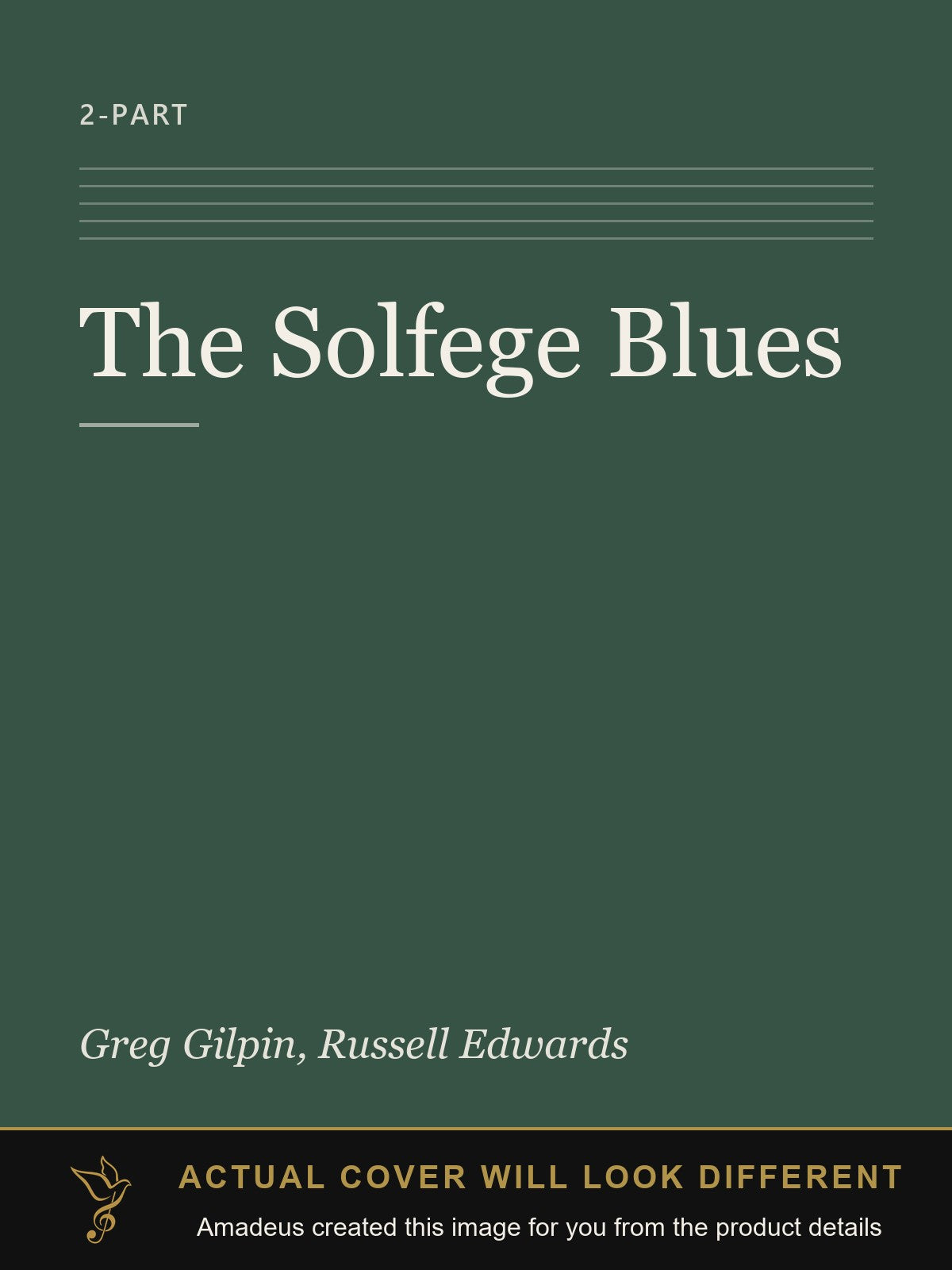 The Solfege Blues - Amadeus created this image from the product details; the actual cover will look different