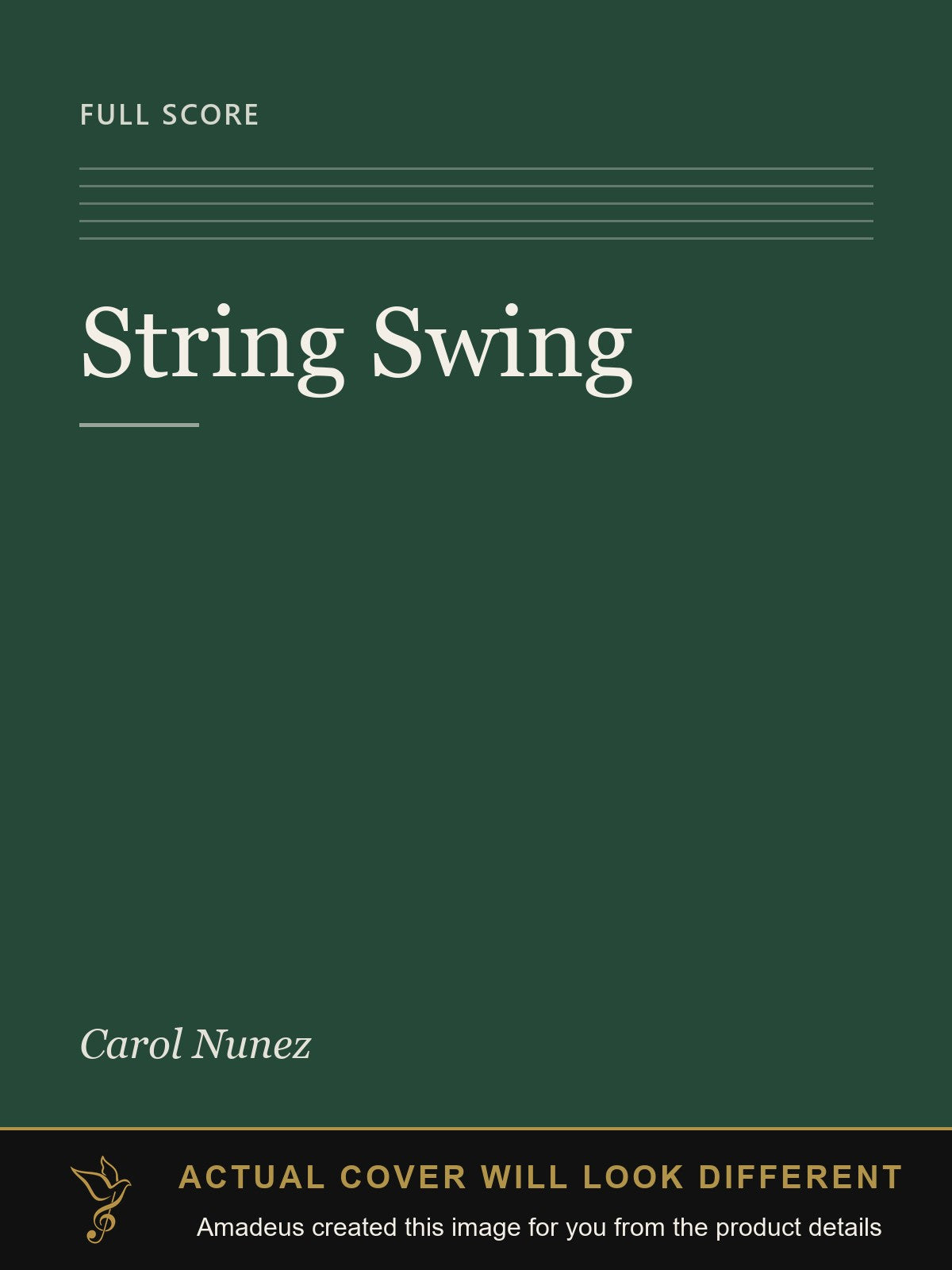 String Swing - Amadeus created this image from the product details; the actual cover will look different