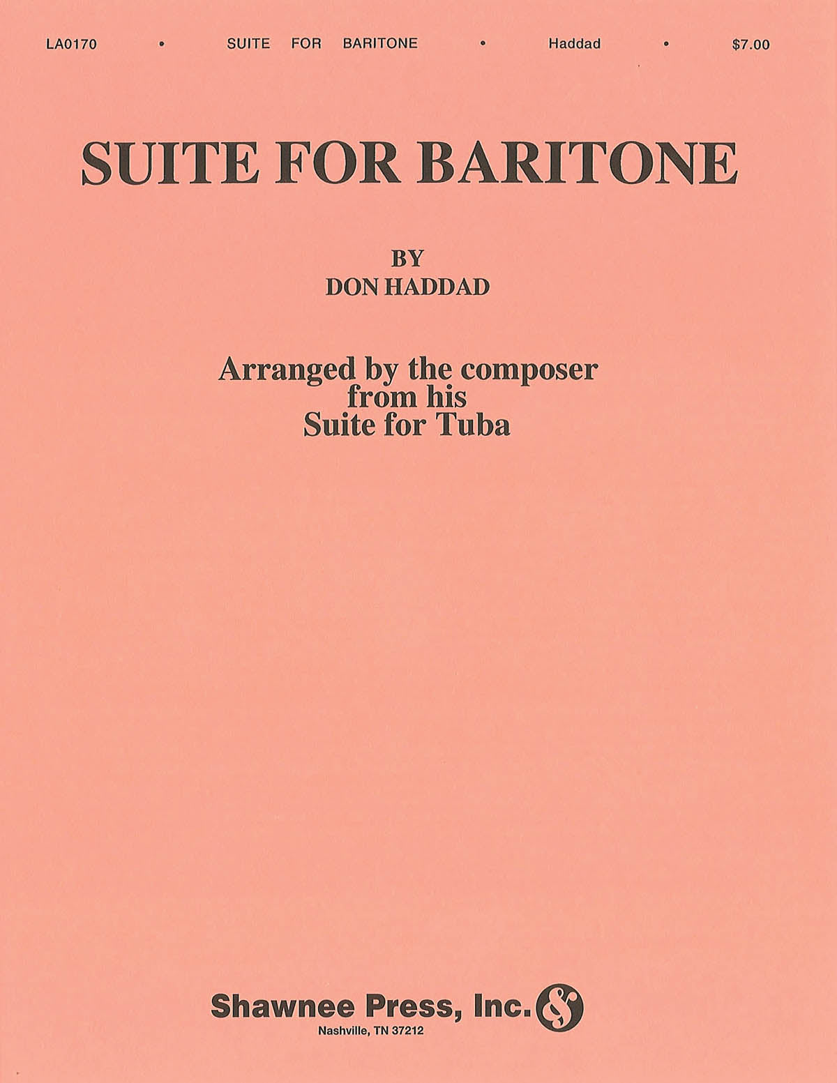 Product Cover for Don Haddad: Suite For Baritone