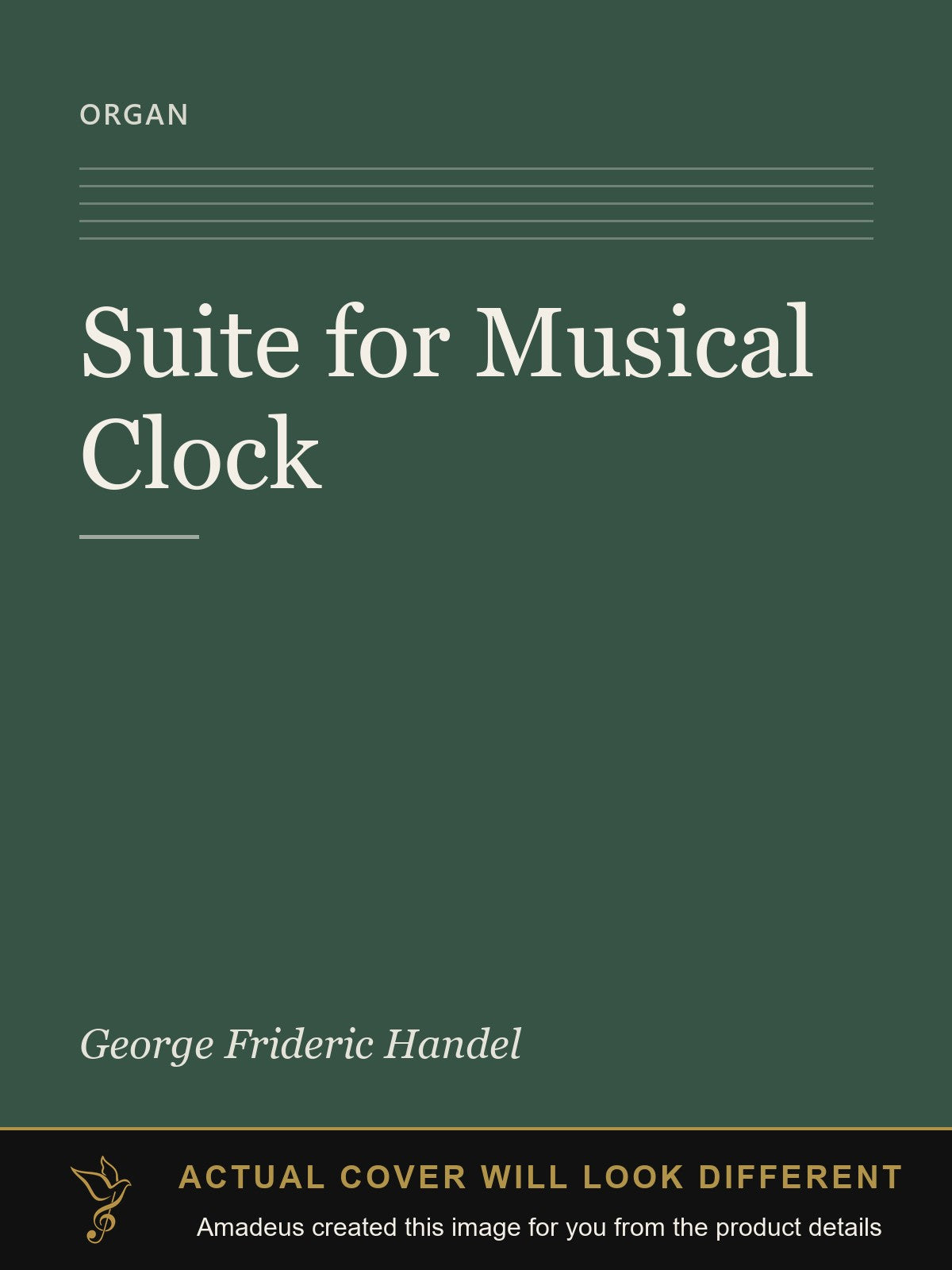 Suite for Musical Clock - Amadeus created this image from the product details; the actual cover will look different