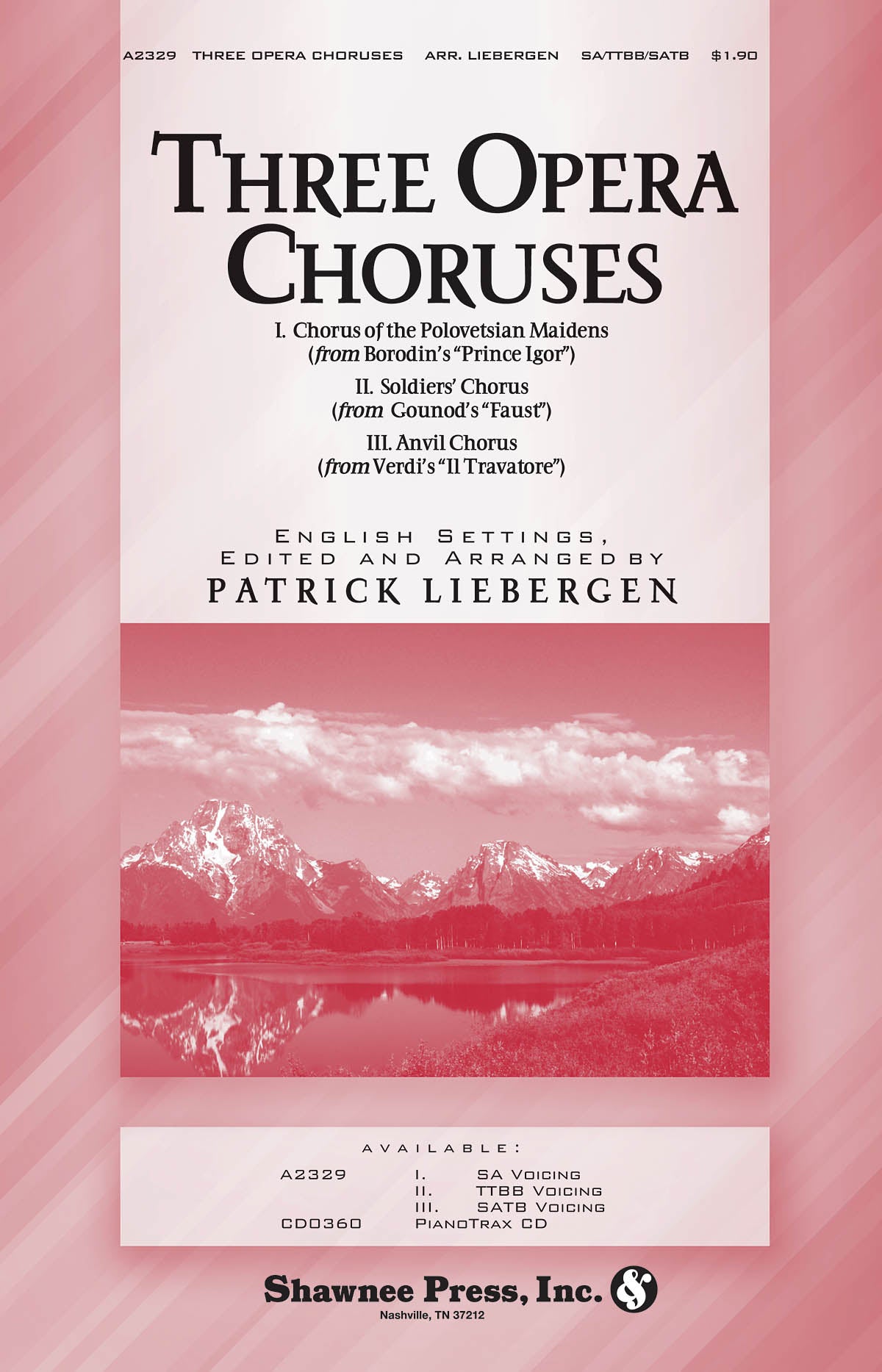 Product Cover for Three Opera Choruses