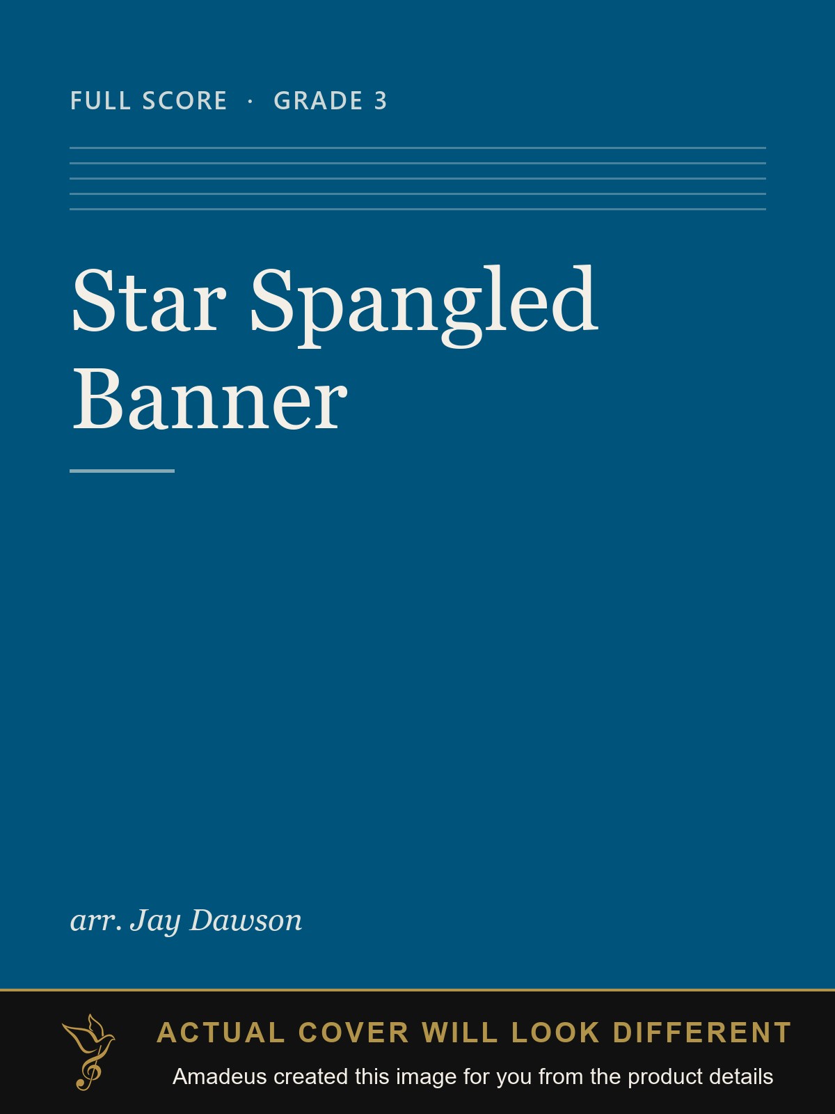 Star Spangled Banner - Amadeus created this image from the product details; the actual cover will look different