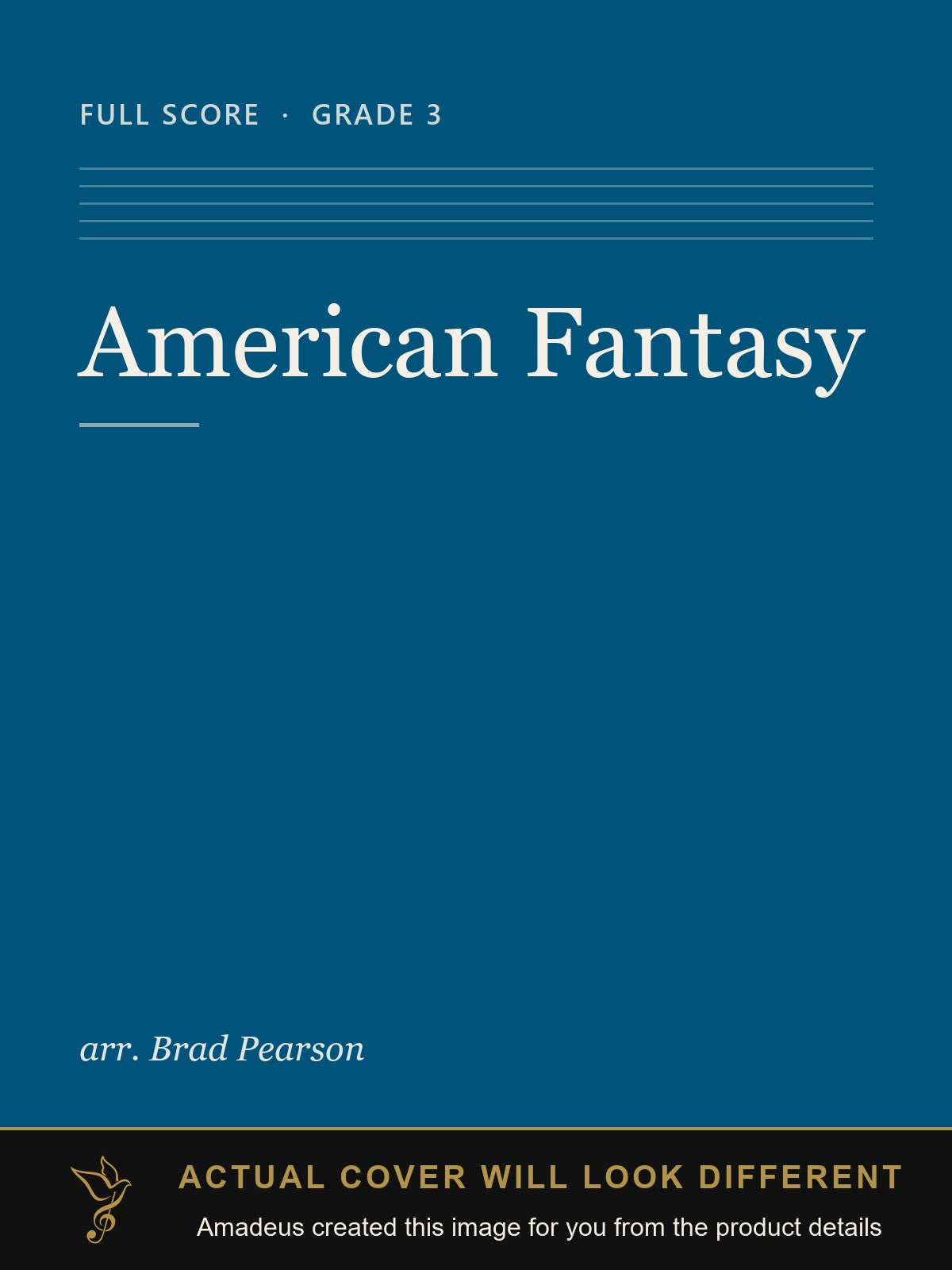 American Fantasy - Amadeus created this image from the product details; the actual cover will look different