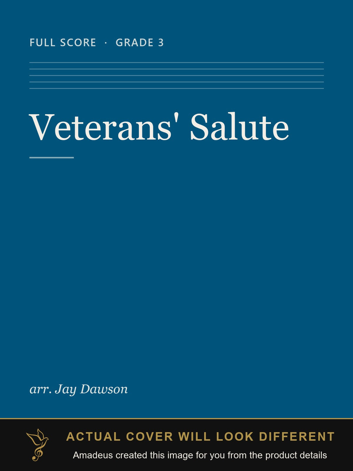Veterans' Salute - Amadeus created this image from the product details; the actual cover will look different