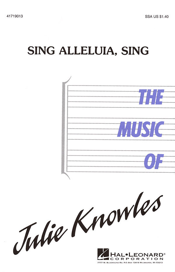 Product Cover for Sing Alleluia, Sing