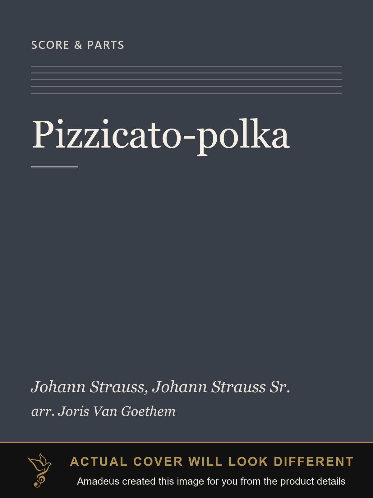Pizzicato-polka - Amadeus created this image from the product details; the actual cover will look different