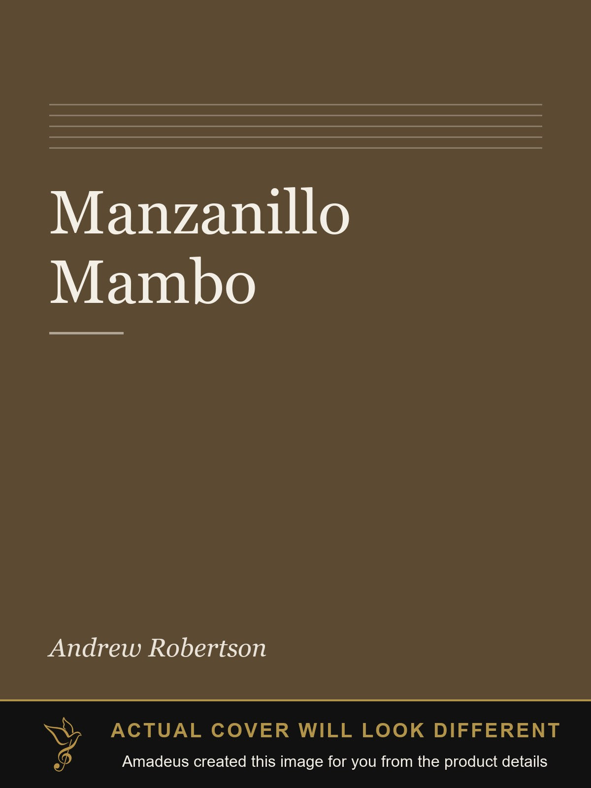 Manzanillo Mambo - Amadeus created this image from the product details; the actual cover will look different