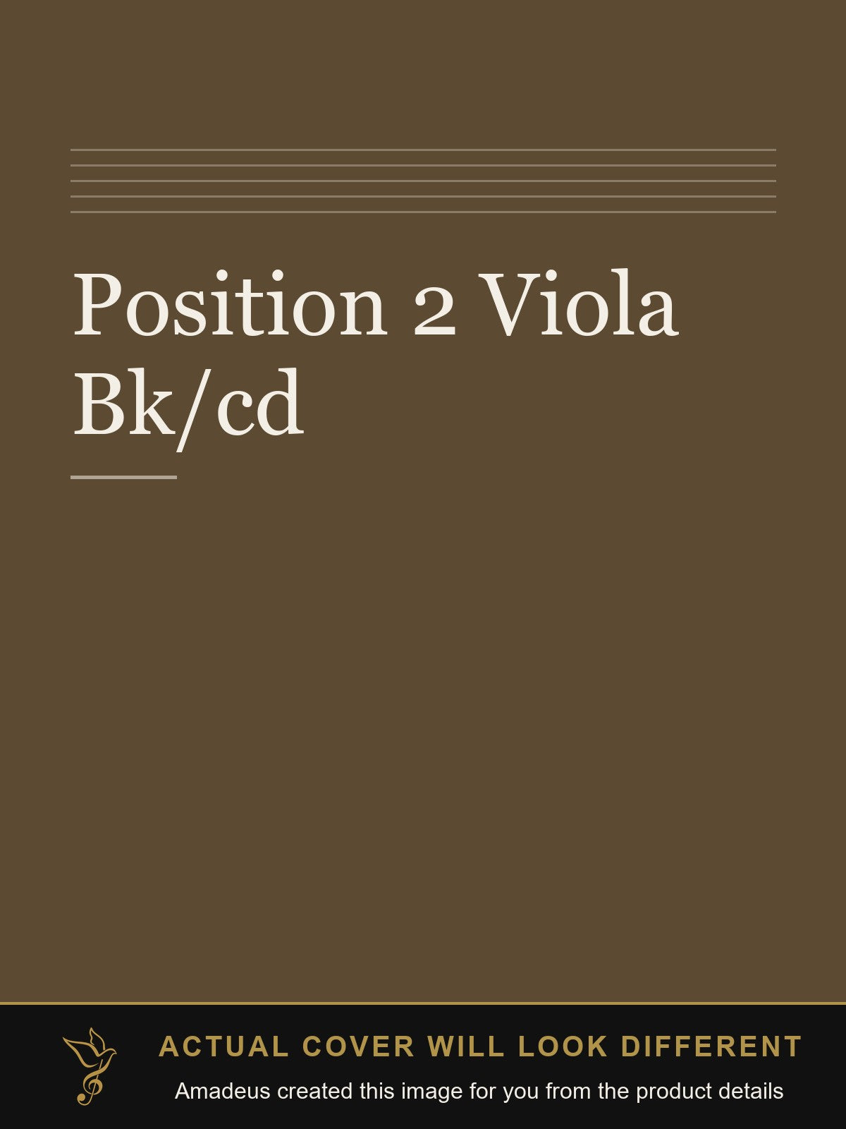 Position 2 Viola Bk/cd - Amadeus created this image from the product details; the actual cover will look different