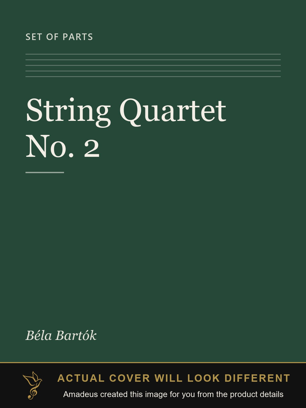 String Quartet No. 2 - Amadeus created this image from the product details; the actual cover will look different