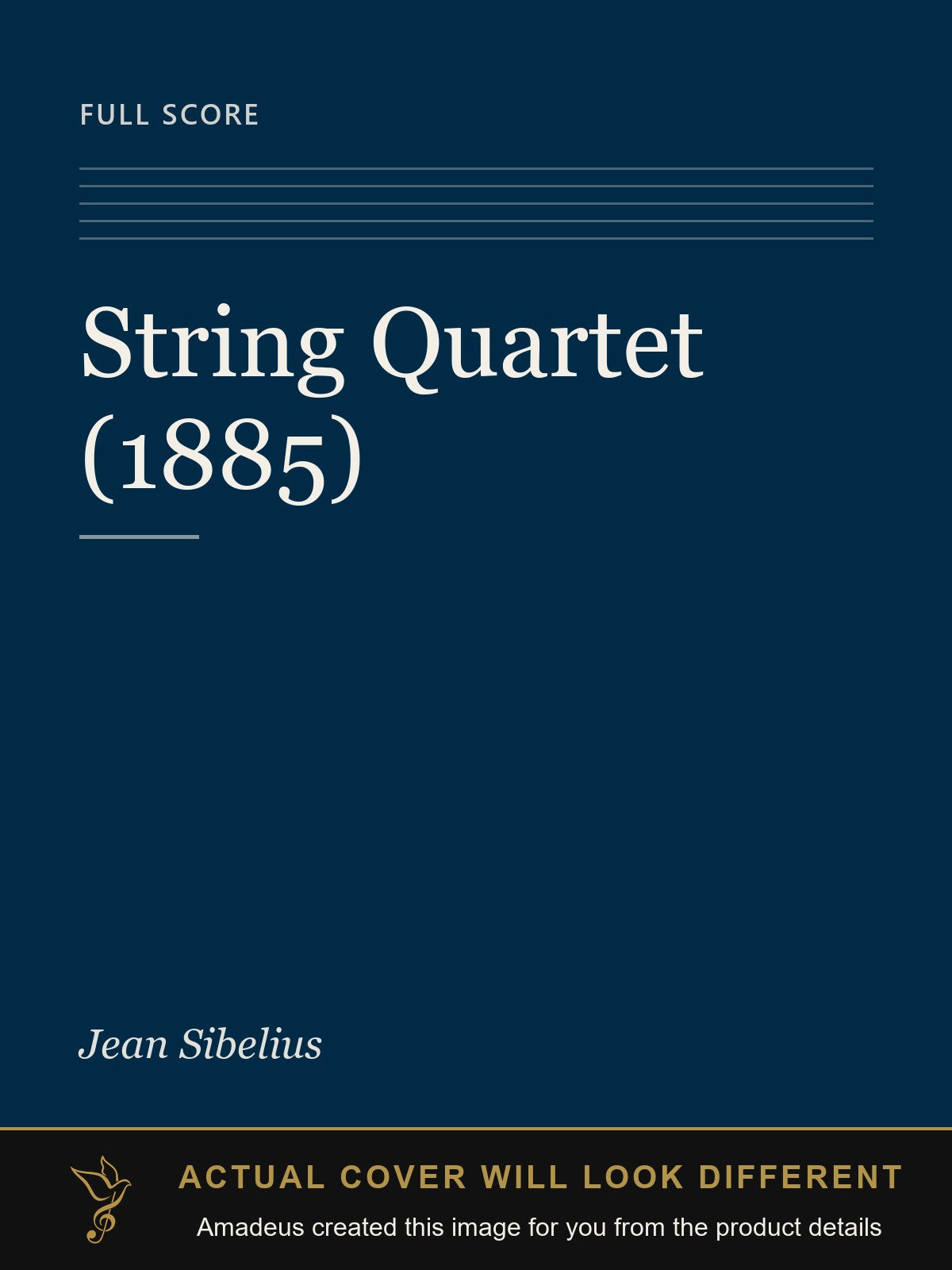 String Quartet (1885) - Amadeus created this image from the product details; the actual cover will look different