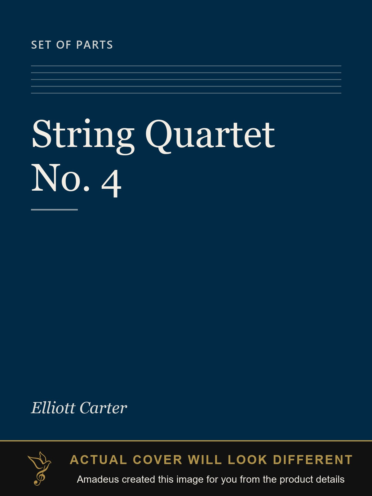 String Quartet No. 4 - Amadeus created this image from the product details; the actual cover will look different