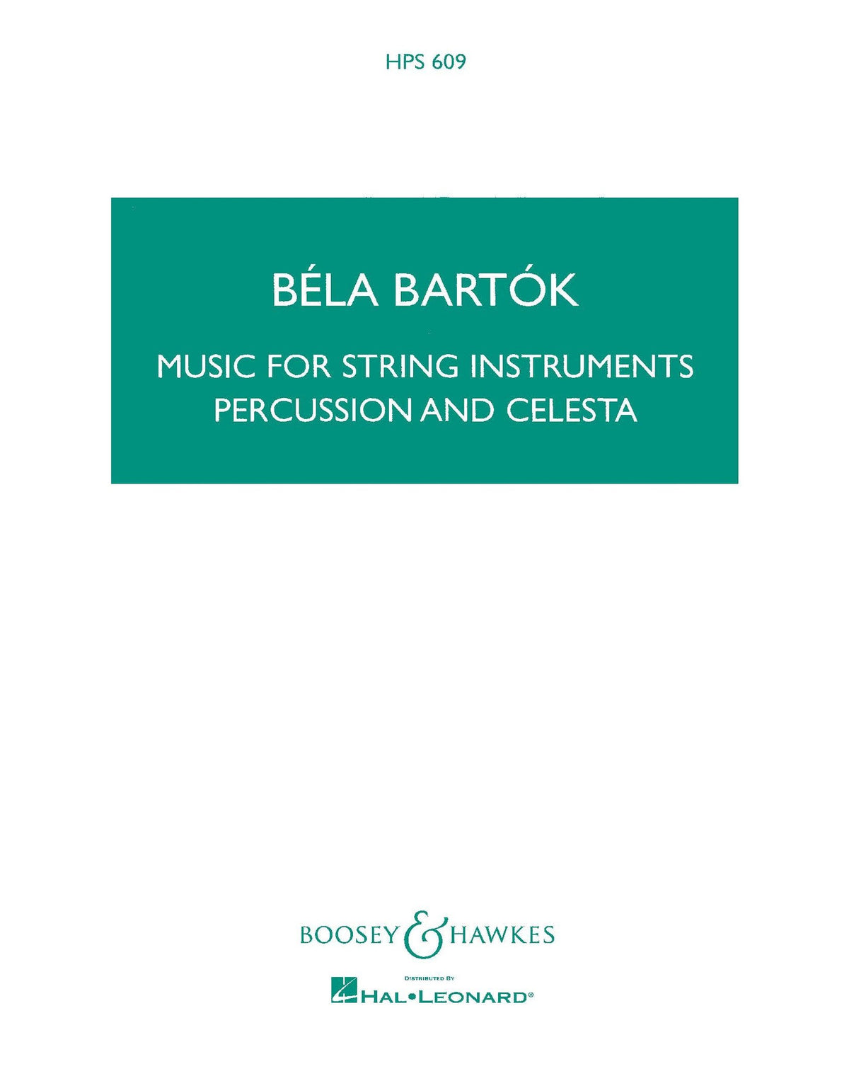 Product Cover for Music for String Instruments, Percussion and Celesta