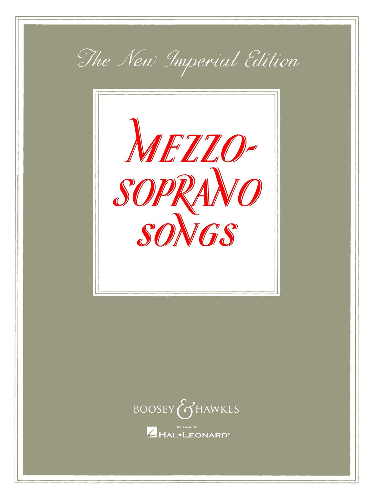 Product Cover for Mezzo-Soprano Songs
