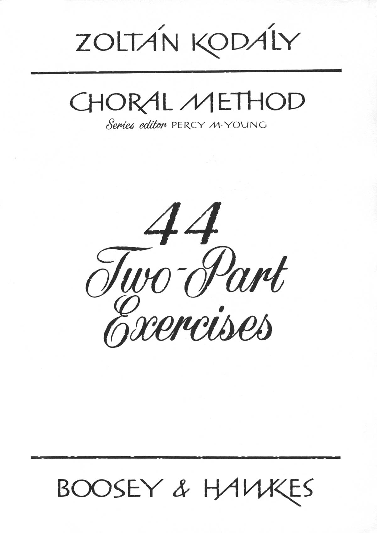 Product Cover for 44 Two-Part Exercises
