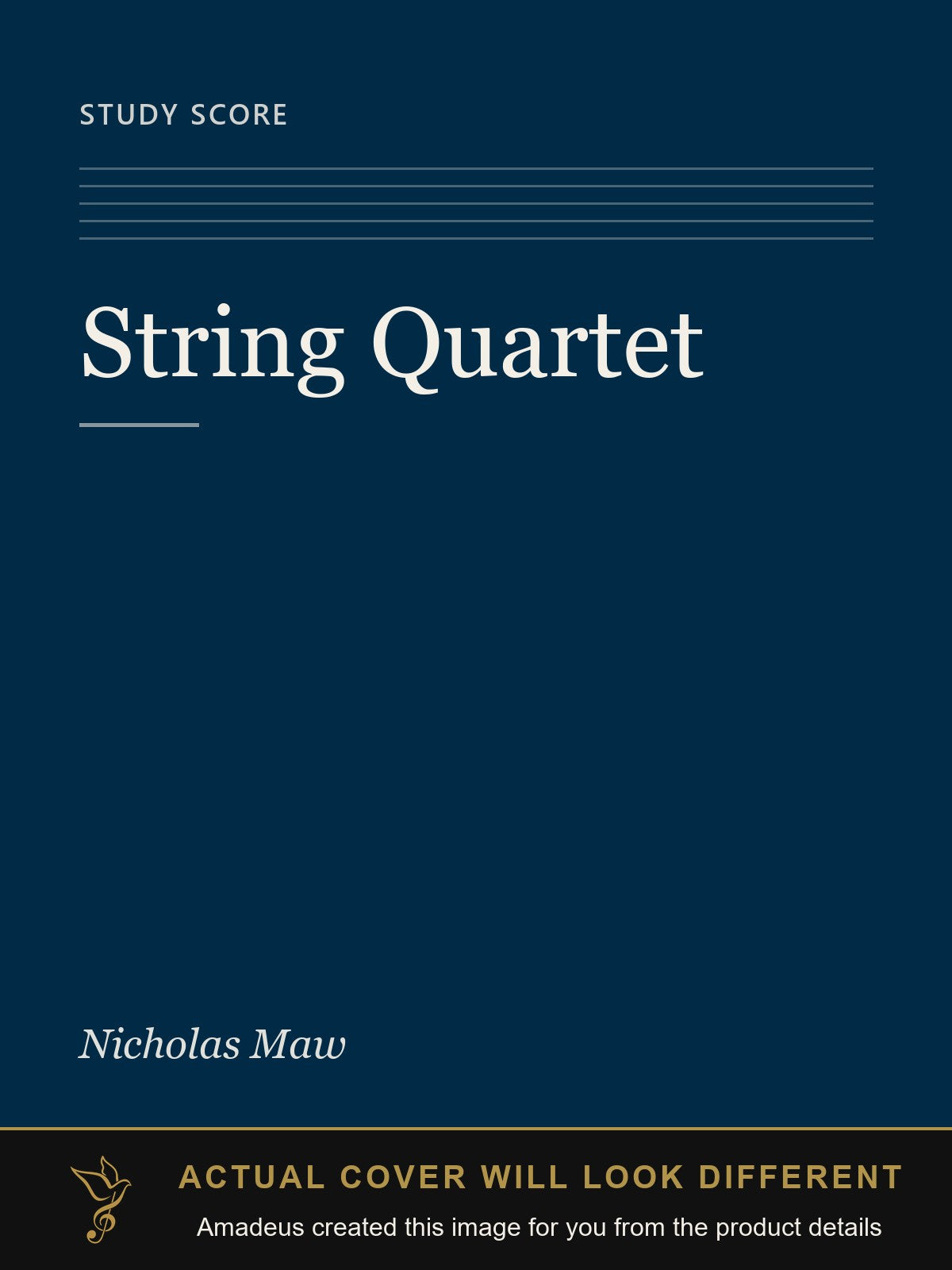 String Quartet - Amadeus created this image from the product details; the actual cover will look different