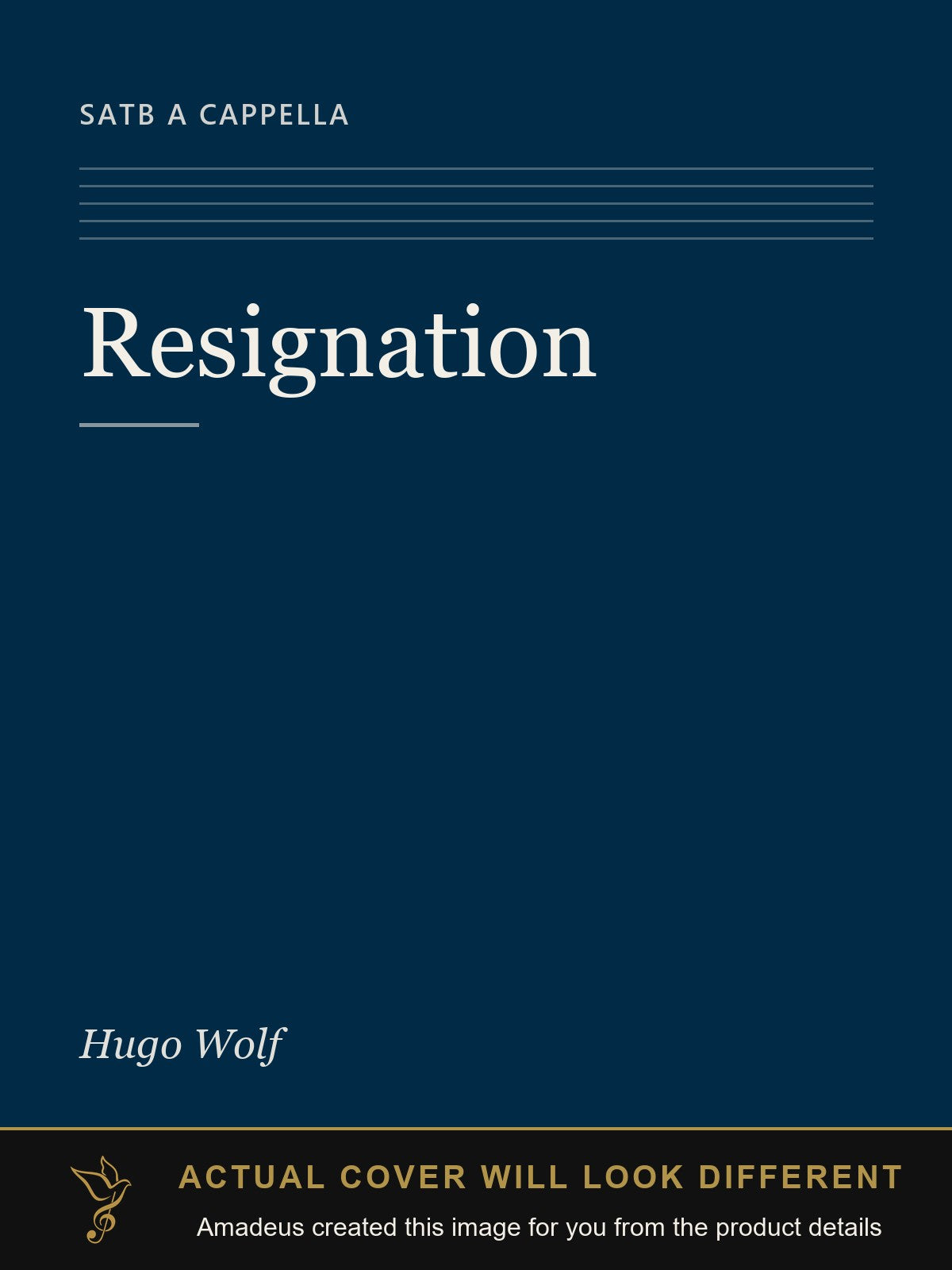 Resignation - Amadeus created this image from the product details; the actual cover will look different