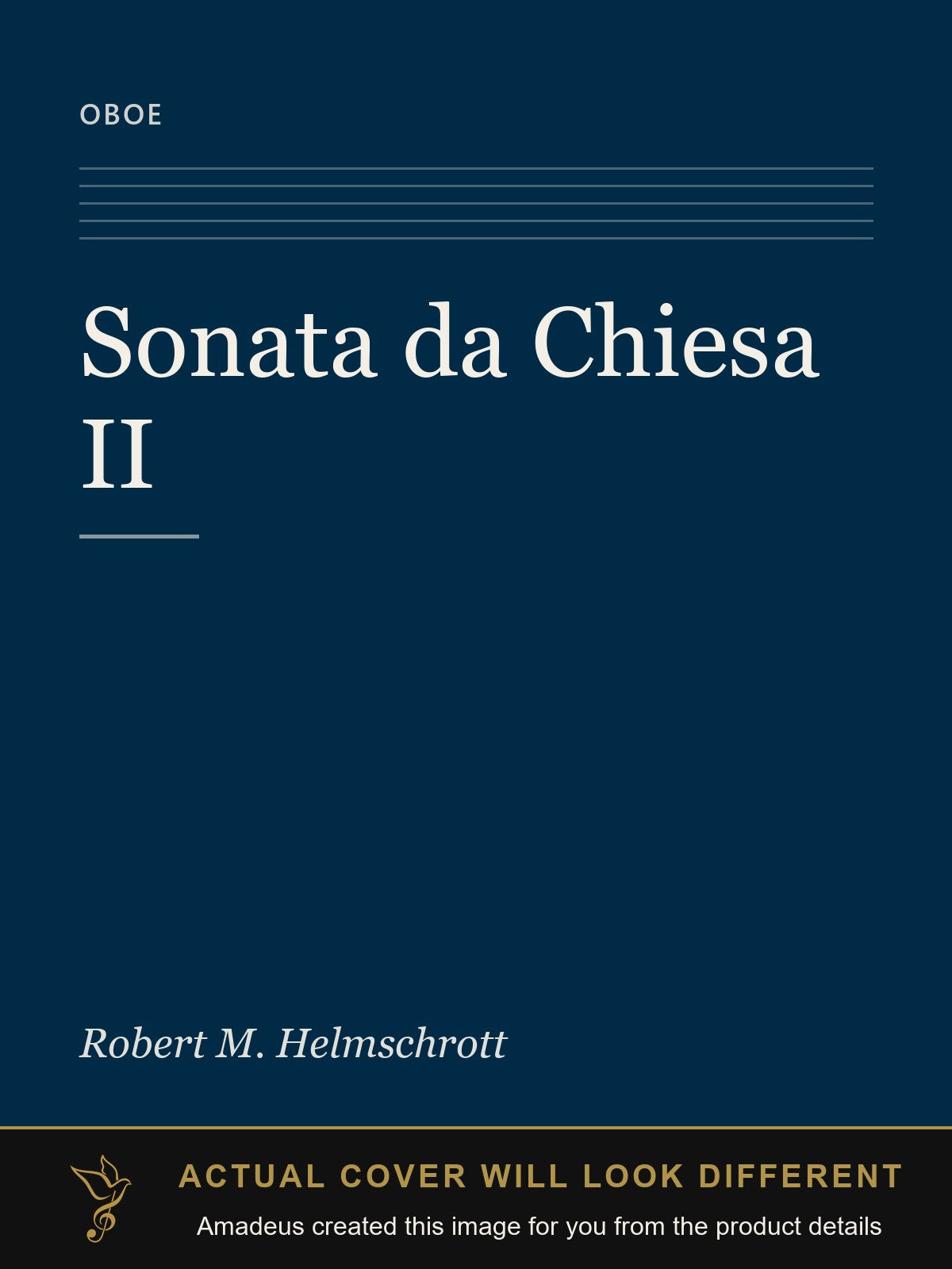 Sonata da Chiesa II - Amadeus created this image from the product details; the actual cover will look different