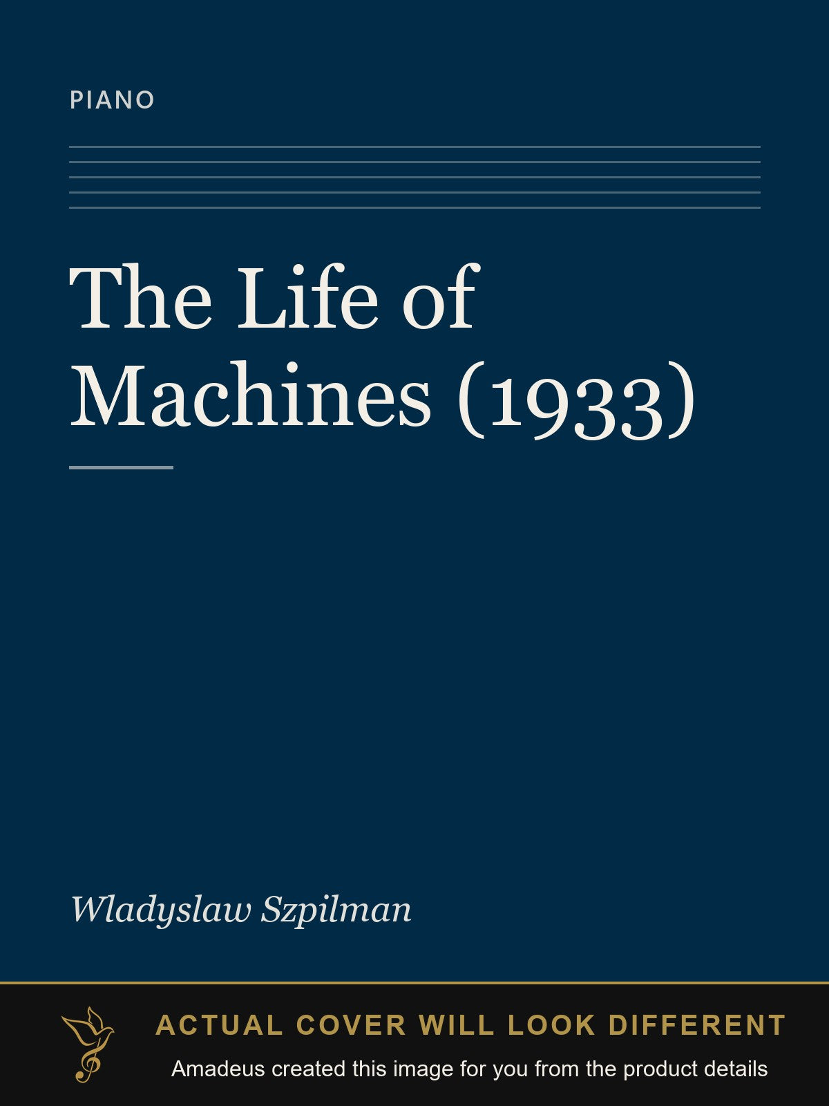 The Life of Machines (1933) - Amadeus created this image from the product details; the actual cover will look different