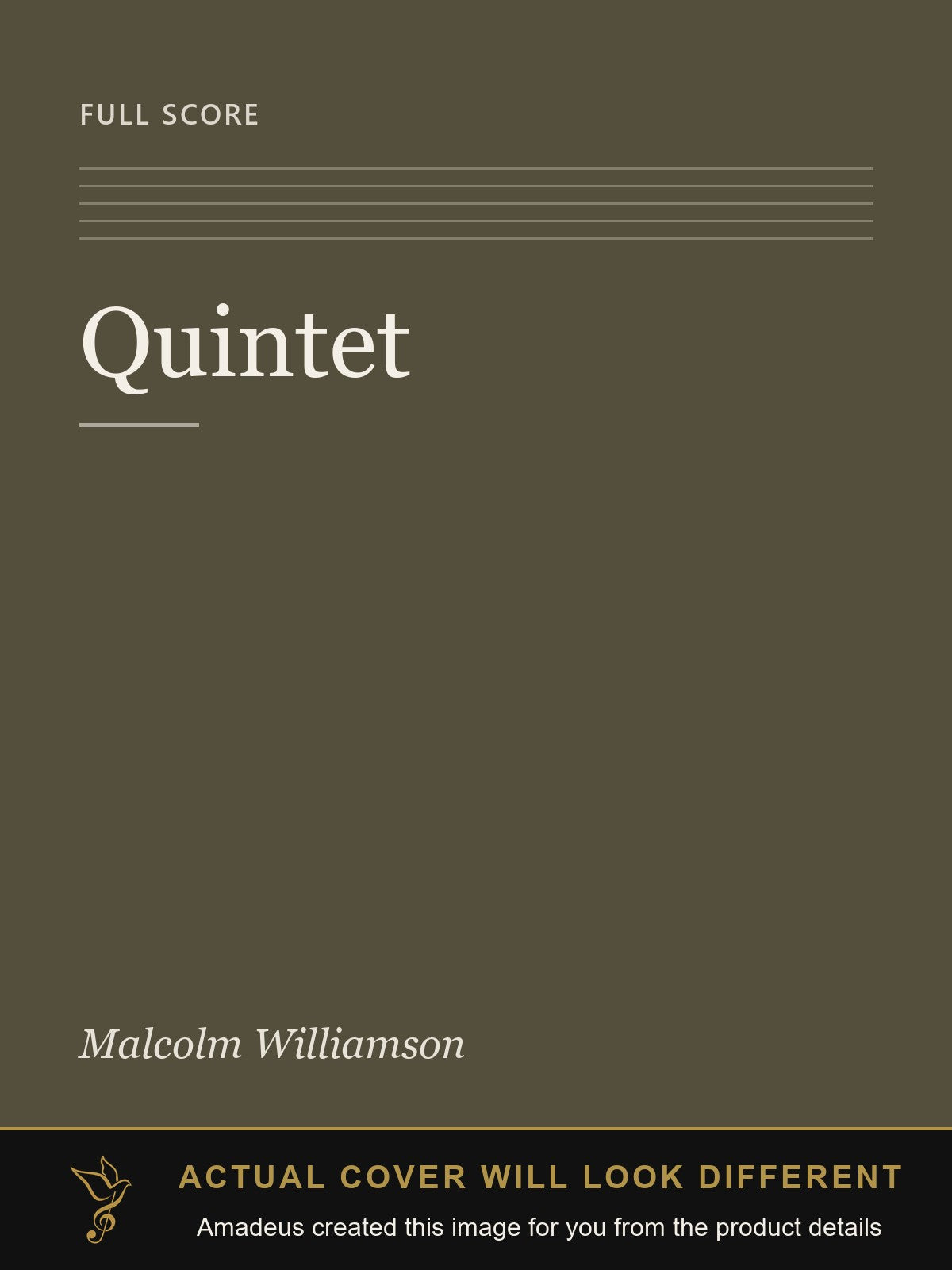 Quintet - Amadeus created this image from the product details; the actual cover will look different