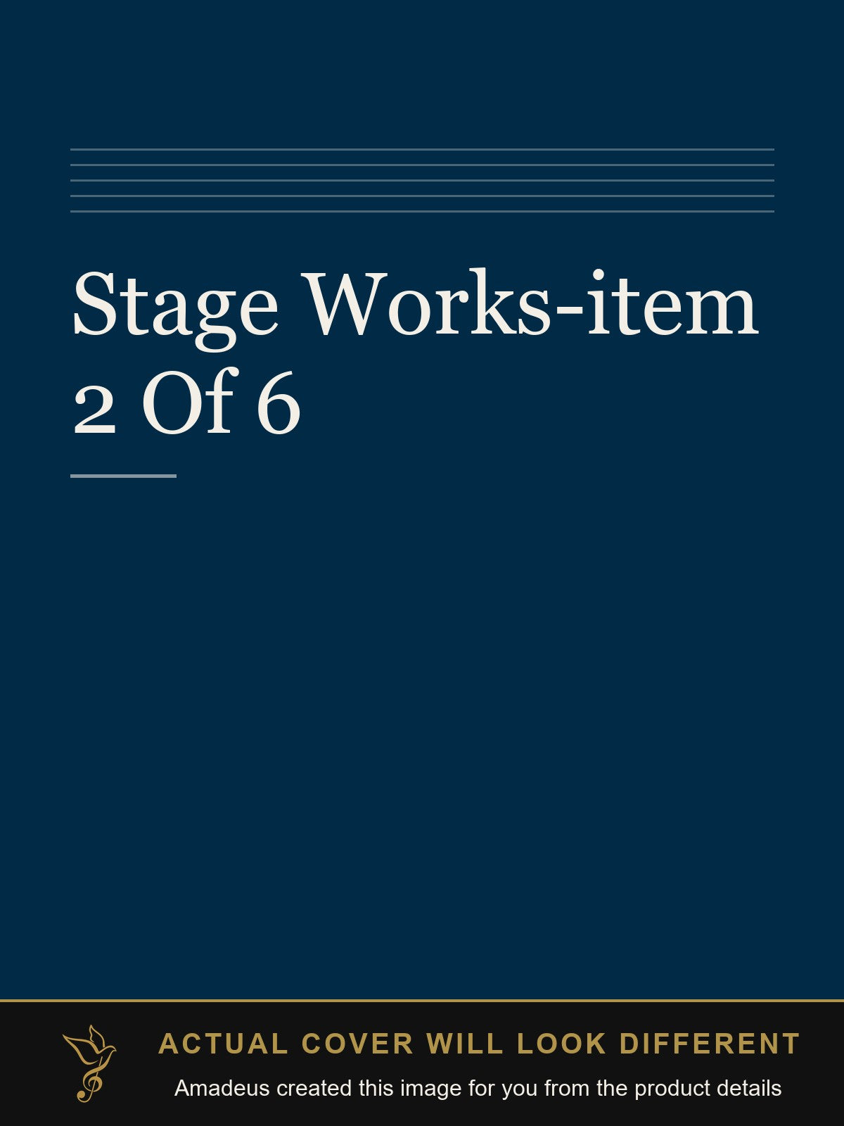 Stage Works-item 2 Of 6 - Amadeus created this image from the product details; the actual cover will look different