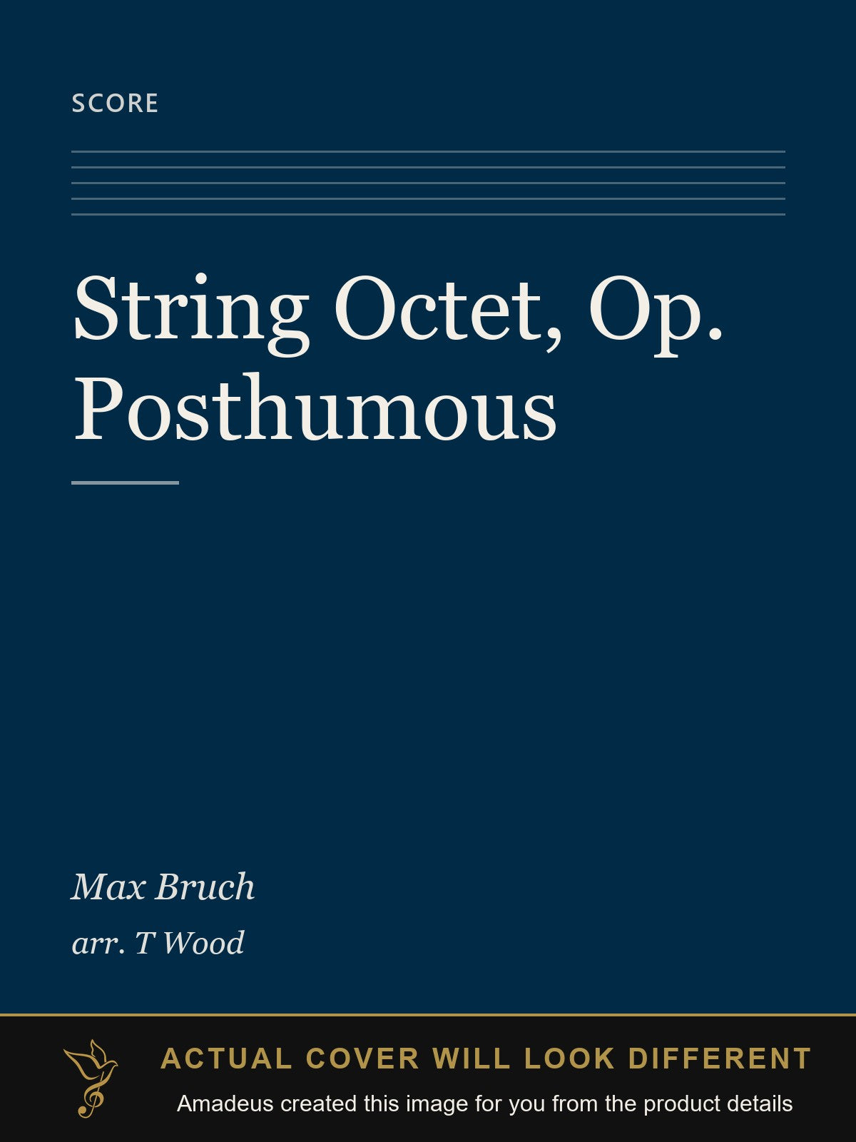 String Octet, Op. Posthumous - Amadeus created this image from the product details; the actual cover will look different