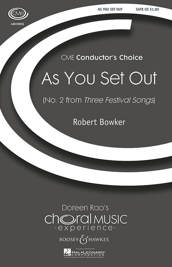 Product Cover for As You Set Out