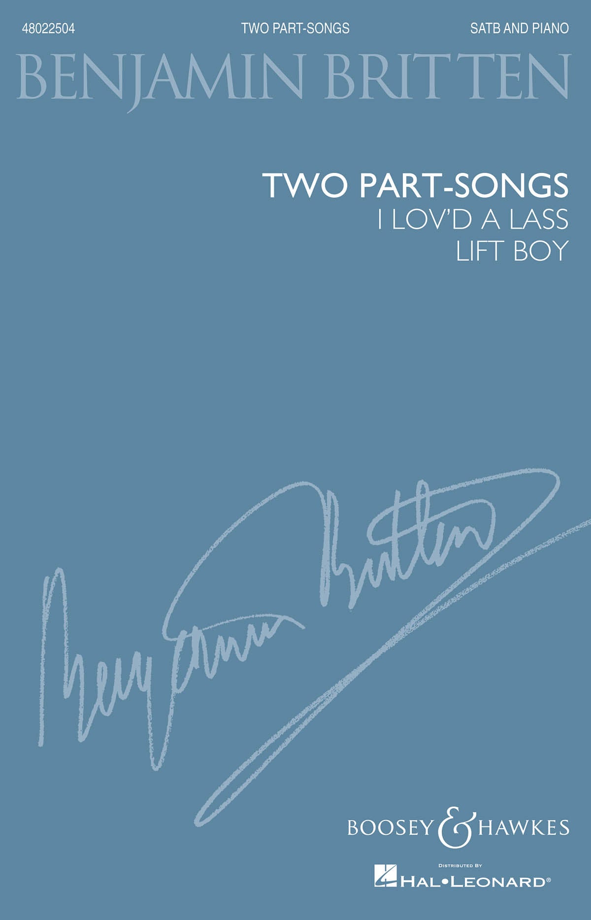 Product Cover for Two Part-Songs: I Lov'd a Lass & Lift Boy